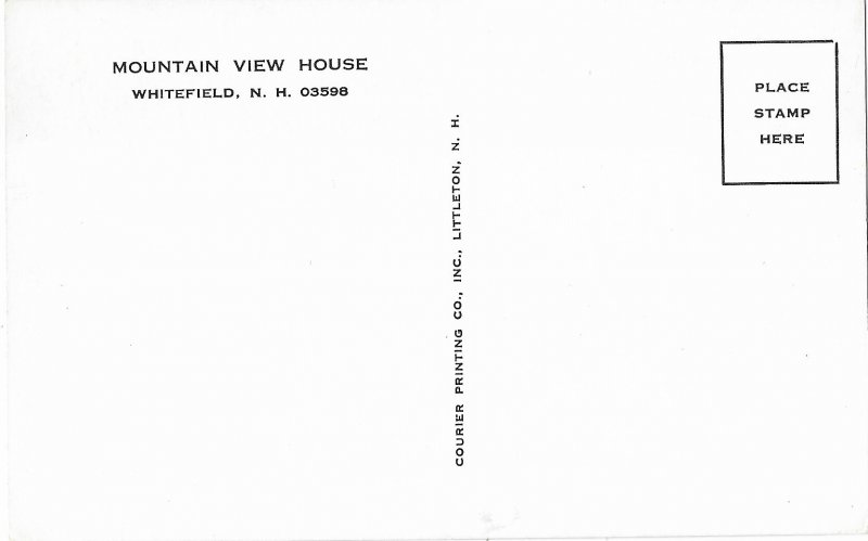 Mountain View House Whitefield New Hampshire