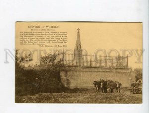 3174185 Napoleon Monument SOUVENIR of WATERLOO Vintage PC