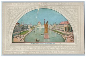 Chicago Illinois IL Postcard Real Estate Loan Department c1910 Vintage Antique