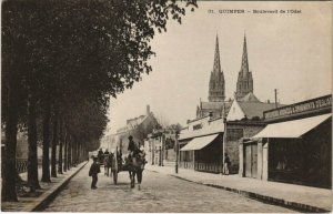 CPA QUIMPER - Boulevard de l'Odet (143937)