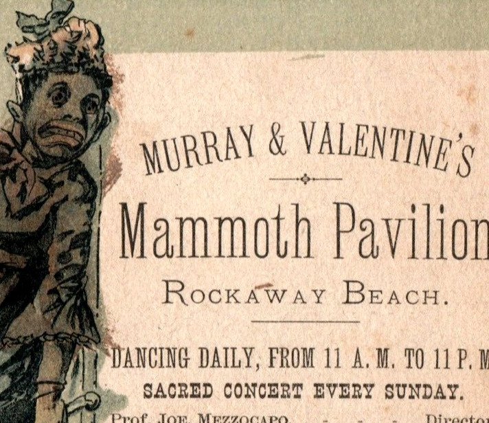 1880s Murray & Valentine's Mammoth Pavilion Rockaway Beach Fab! P78