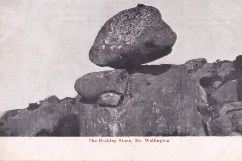 The Rocking Stone Mount Wellington Tasmania Australia Postcard