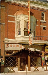 Baumgartners Cheese Store Wisconsin WI Bar VTG Postcard PM Monroe Cancel WOB 