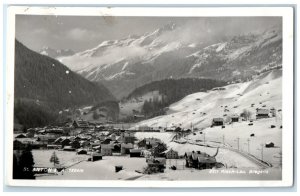 1953 Saint Anton am Arlberg Austria Railway Winter Posted RPPC Photo Postcard