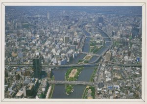 Japan Postcard - Aerial View of Nakano-Shima (Island)   RR8488