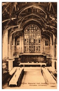 VTG Proctor Memorial Hall Interior, Princeton University, Princeton, NJ Postcard