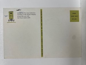 United Air Lines Vintage Breakfast Menu Postcard