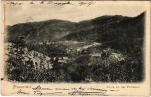 PC CPA MEXICO, PROMONTORIO, SIERRA DE SAN FRANCISCO, VINTAGE POSTCARD (b11142)