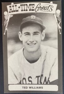 Mint USA Real Picture Postcard Ted Williams Baseball Boston Red Sox