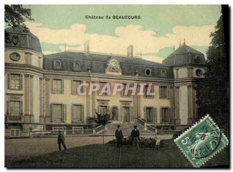 Old Postcard Chateau de Beaubourg (TOILEE map)