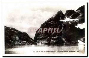 Old Postcard The Alps Massif Lake Pelvoux Eychauda Rocks of Yret