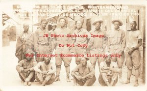 Mexico Border War, RPPC, Black American Soldiers who Fought in Battle Carrizal