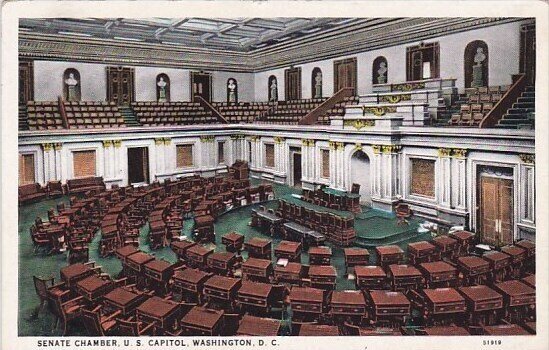 Senate Chamber U S Capitol  Washington D C