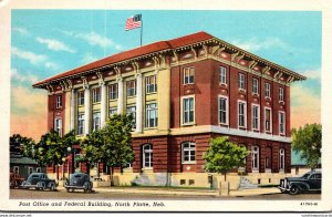 Nebraska North Platte Post Office and Federal Building 1950 Curteich