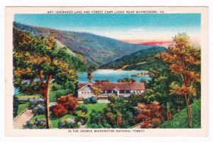 1930-45 Sherando Lake Camp Lodge George Washington National Forest Waynesboro VA