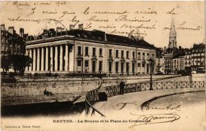 CPA NANTES - La Bourse et la Place du Commerce (589662)