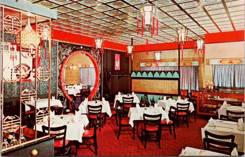 The Lingnan Restaurant Edmonton Alberta AB Unused Vintage Postcard F38