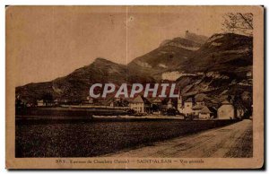 Old Postcard Surroundings of Chambery Saint Alban General view