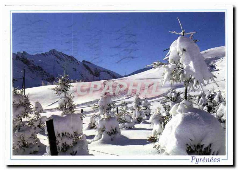 Modern Postcard The Pyrenees Feerie of Winter