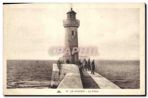 Old Postcard Lighthouse Croisic