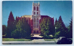 STOCKTON, CA California ~ COLLEGE of PACIFIC Administration Bldg c1940s Postcard