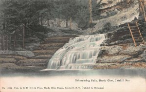 Shimmering Falls, Shady Glen, Catskill Mountains, N.Y., 1905 postcard, used