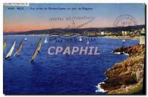 Postcard Old Nice shooting e Rauba Capeu a lour Regates