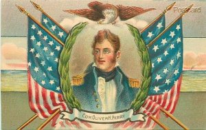 Patriotic, Commander Oliver H. Perry, Eagle and Flag, F.P. Le Sueur