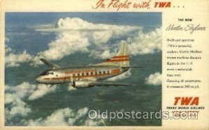 TWA Martin Skyliner Airplane, Aviation, Unused 