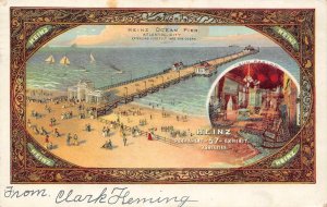 HEINZ OCEAN PIER Atlantic City, New Jersey 1911 Vintage Postcard
