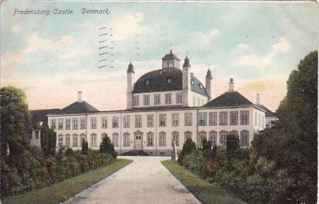 Denmark Copenhagen Fredensborg Castle 1906