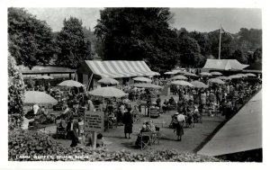 Lawn Buffet Vendors Wimbledon Tennis Vintage Real Photo Postcard