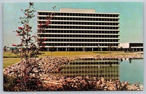 VIntage Postcard NASA Manned Spacecraft Center - Houston Texas