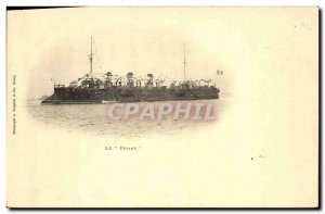 Old Postcard Boat War Le Friant