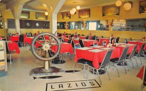 Eureka California Lazio's Seafood Restaurant Interior Vintage Postcard AA11252