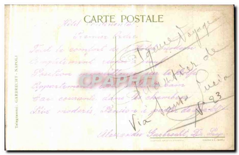 Italia - Italy - Italy - Naples - Napoli - Hotel Continental - Old Postcard