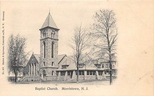 Baptist Church in Morristown, New Jersey