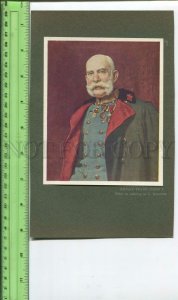 434544 Germany Kaiser Franz Josef 1st by Horowitz Vintage image on mat