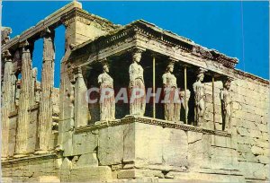 Postcard Modern Athens The Caryatids