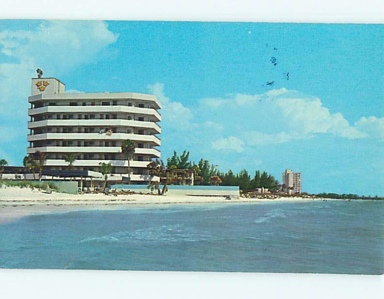 Unused Pre-1980 THREE CROWNS HOTEL Sarasota Florida FL Q3881