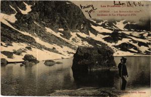 CPA LUCHON Lac Sarountsat (1063) Au-dessus du Lac d'Espings et d'Or (582837)