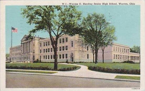 Ohio Warren Warren G Harding Senior High School 1950