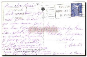 Old Postcard Trouville Queen of Beaches Place Marechal Foch