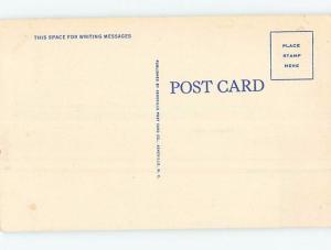 Linen black americana postcard ho4193