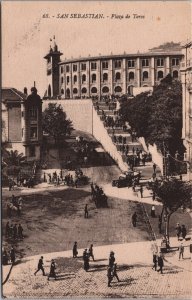 Spain San Sebastian Plaza de Toros Vintage Postcard C171