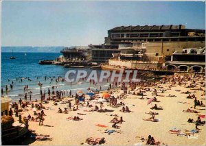 Modern Postcard Marseille B R Catalans beach