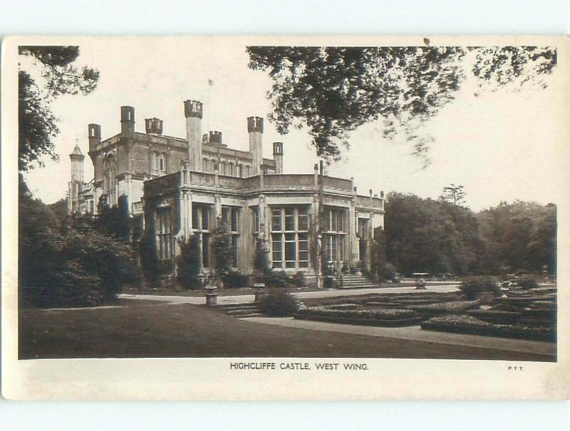 old rppc NICE VIEW Highcliffe In Christchurch - Dorset England UK i3407