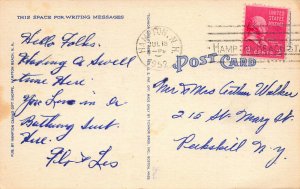 Casino Ballroon, Ocean Boulevard, Hampton Beach, N.H., Early Postcard, Used