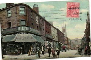 PC UNITED KINGDOM, CROSS CHURCH, ST. HUDDERSFIELD, Vintage Postcard (b30983)