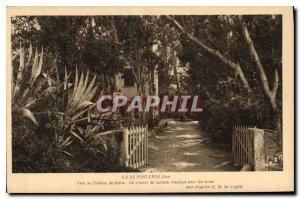 Postcard Old Port Cros Island Var To the Castle feerie